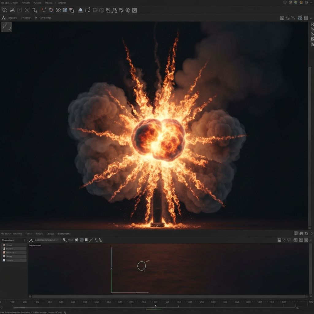 Houdini Pyro FX Simulation